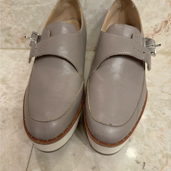 Grey platform loafers - Picture 1 of 5